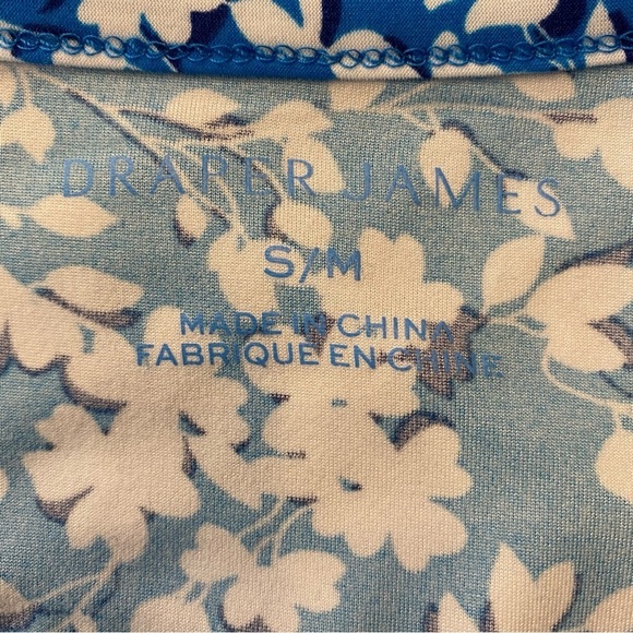 Draper James Dress Size Small / Medium Blue Flowy Ruffle Hem Sleeveless Flowy - Picture 10 of 12